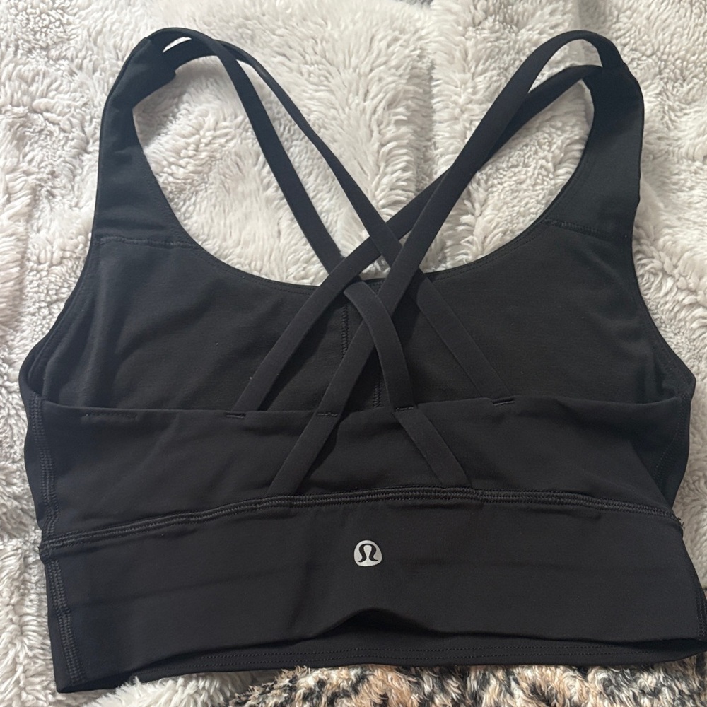 lululemon athletica Black Strappy Sports Bra